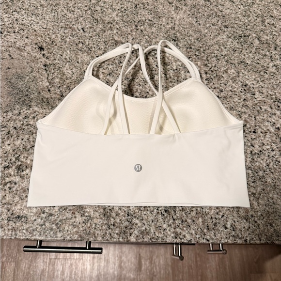 Lululemon Like A Cloud Longline Bra Light Support B/C Cup White - Picture 8 of 10